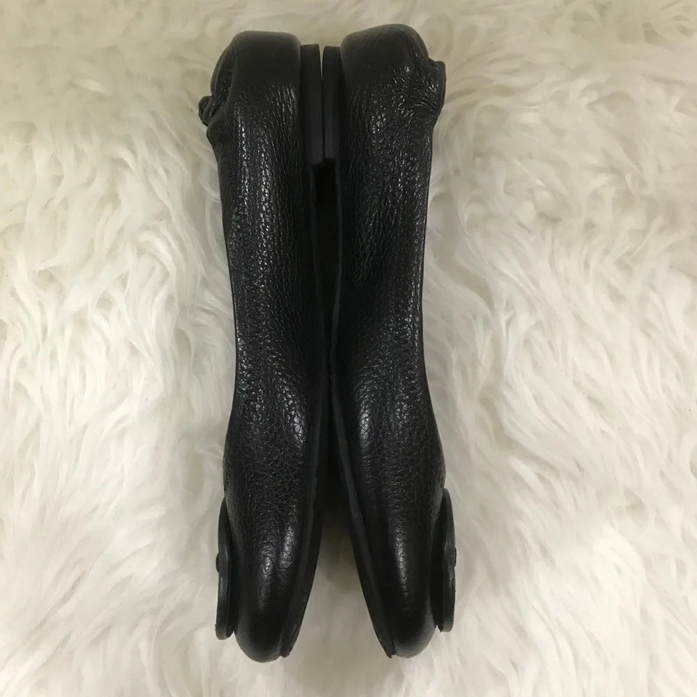 Tory Burch Women’s Reva Leather Flats Size 7.5